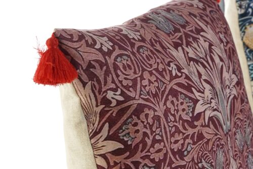 Cojín Jaipur rojo