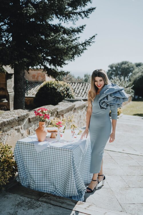 Vestido Teresa azul