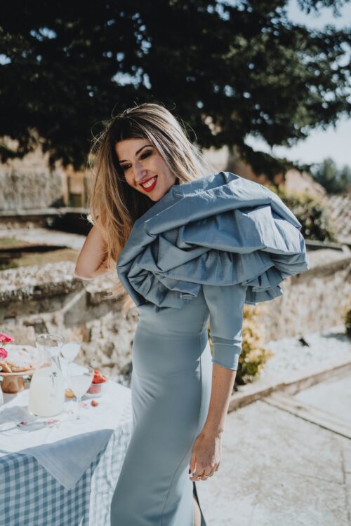 Vestido Teresa azul