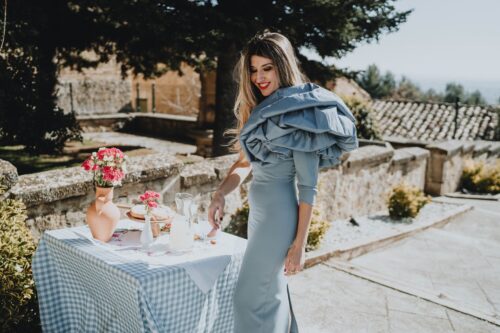 Vestido Teresa azul