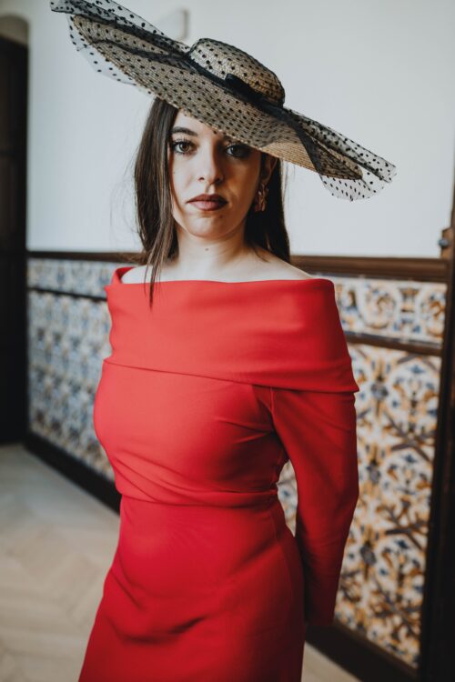 Vestido Ángeles rojo