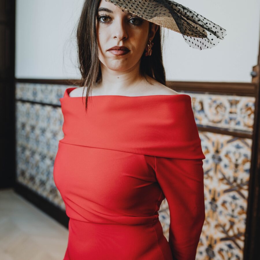 Vestido Ángeles rojo