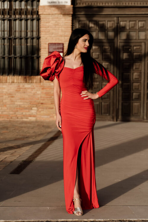 Vestido Ángela rojo