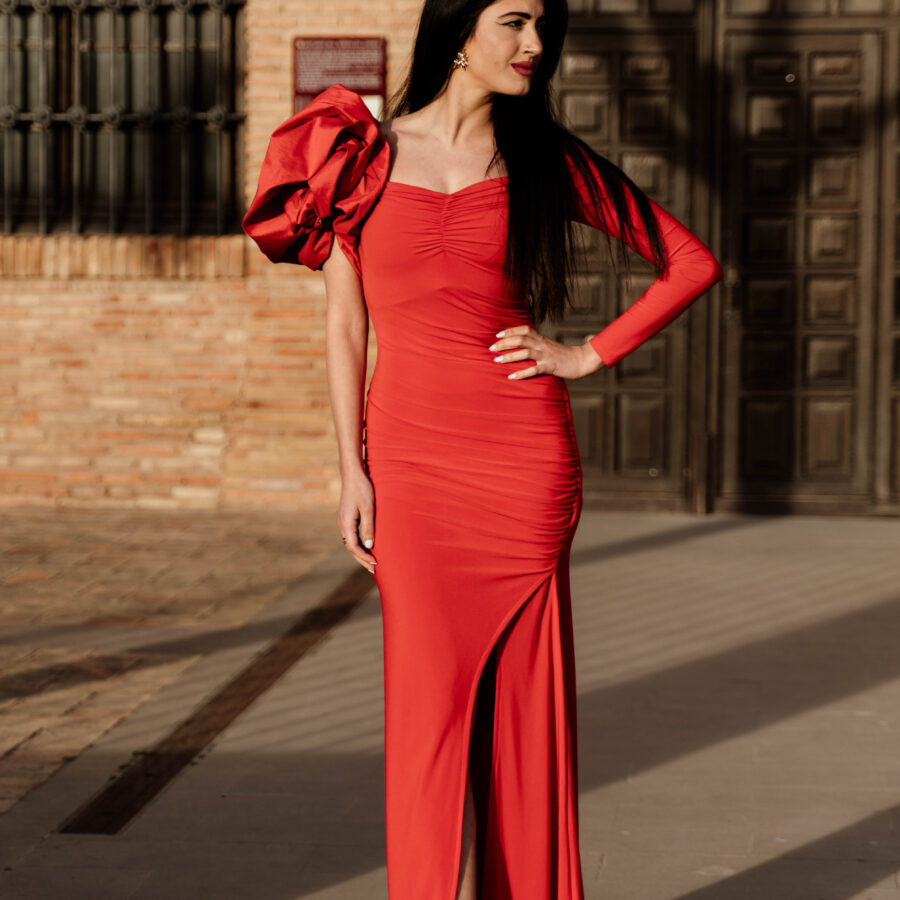 Vestido Ángela rojo