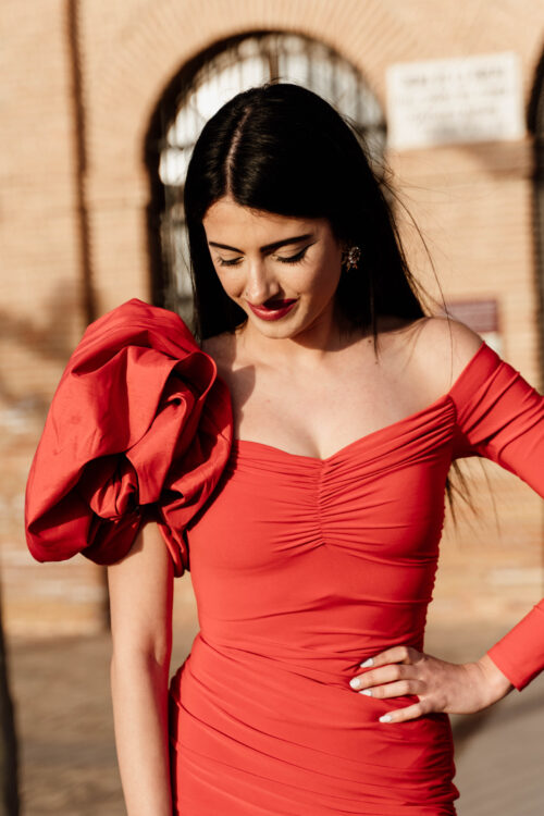 Vestido Ángela rojo