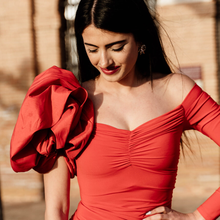 Vestido Ángela rojo