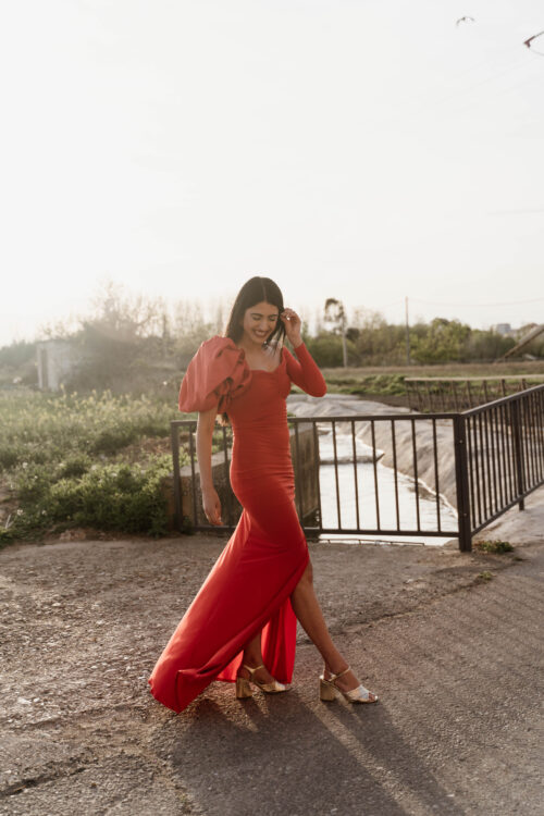 Vestido Ángela rojo