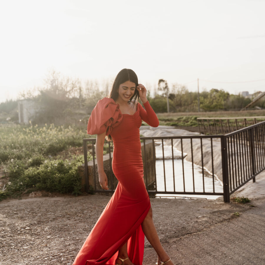 Vestido Ángela rojo