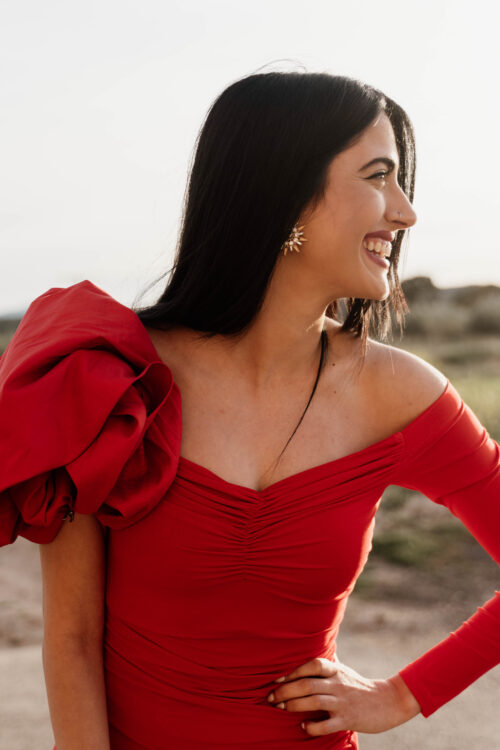 Vestido Ángela rojo