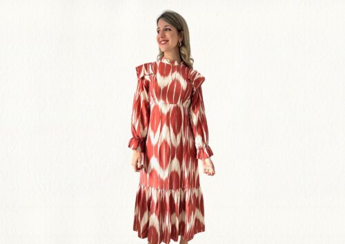 Vestido teja