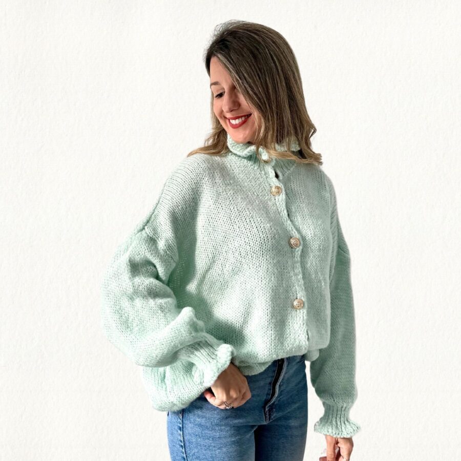 Chaqueta de punto mint