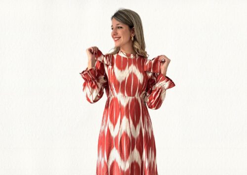 Vestido teja