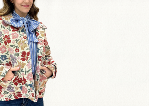 Chaqueta estampada floral