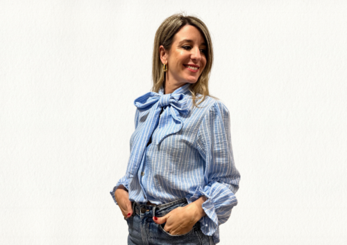 Blusa diplomática azul