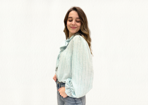 Blusa diplomática mint