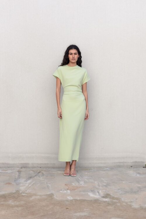 Vestido midi mint