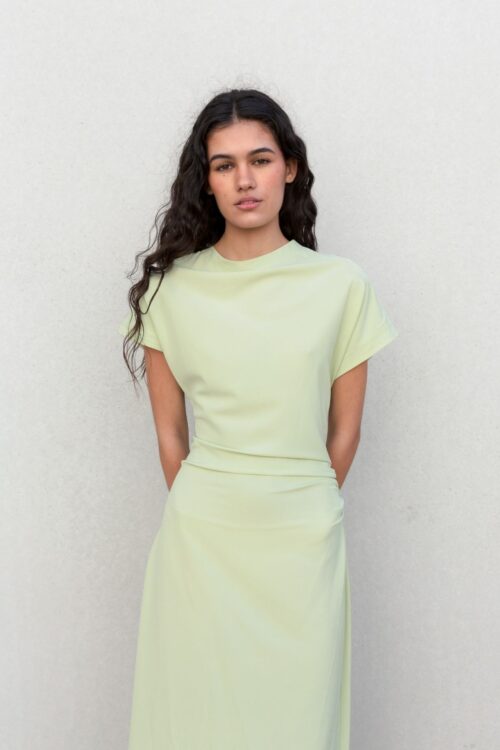Vestido midi mint