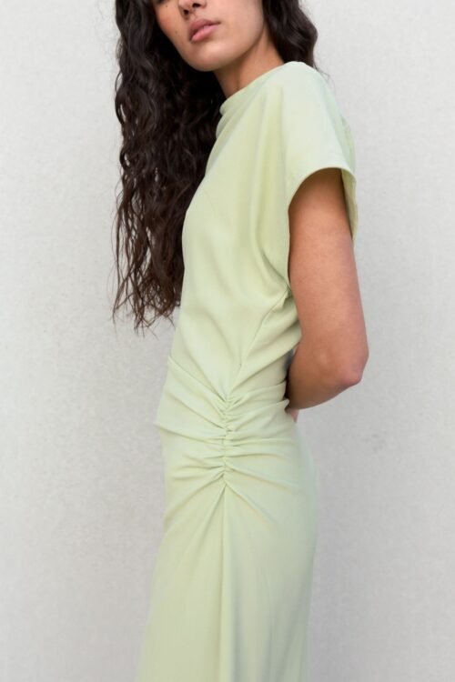 Vestido midi mint