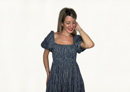 Maxi vestido denim