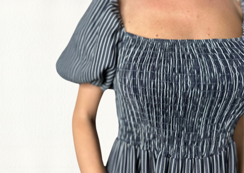 Maxi vestido denim