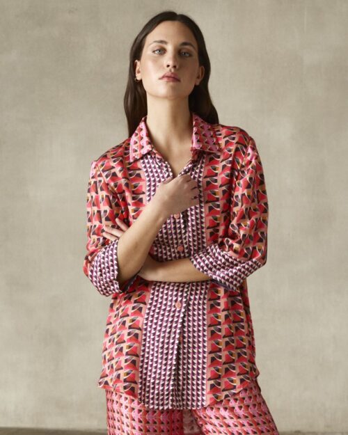 Blusa fluida botón LH