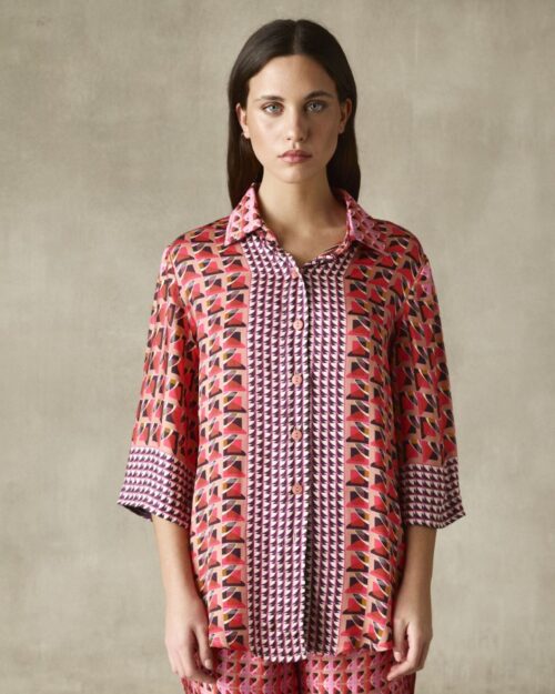 Blusa fluida botón LH