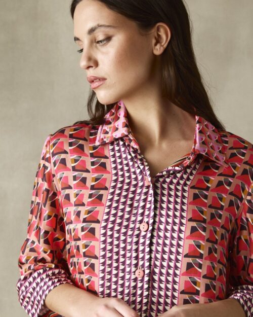 Blusa fluida botón LH