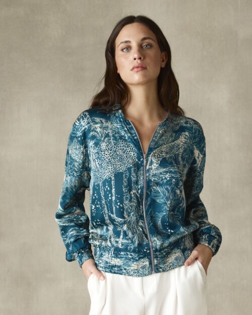 Bomber azul LH