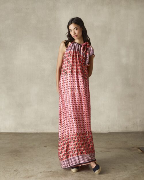 Vestido LH estampado fluido