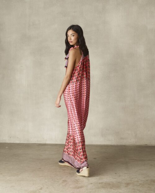 Vestido LH estampado fluido