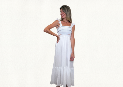 Vestido blanco nido