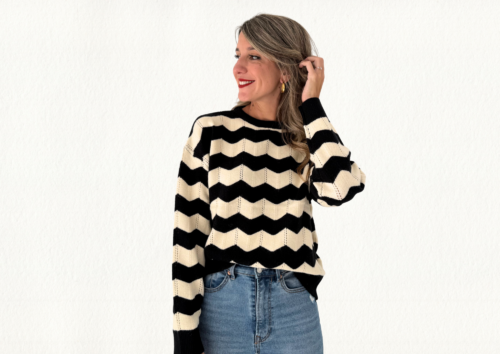 Jersey rayas zigzag