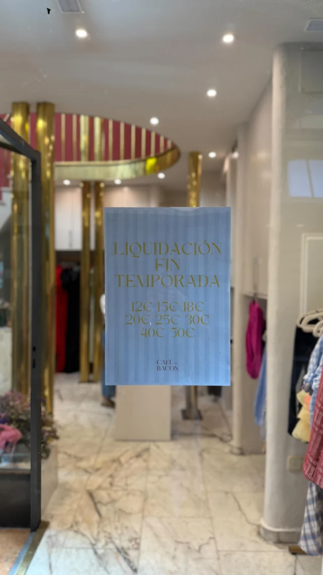 💥Liquidación FIN temporada💥todo a 12€ 15€ 18€ 20€ 25€ 30€ e invitada a 40€ y 50€

Martes 5 de agosto ¡último día! 

#Zaragoza #instastyle #onlineshop